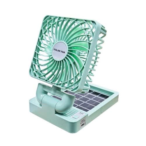 Solar Mini Fan With USB Charging Port for sale