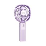 Lontor 4" Rechargeable Mini Standing Fan (Purple)