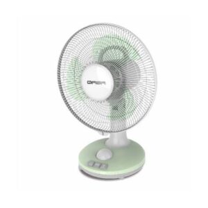 Qasa 2-in-1 12″ Rechargeable Wall & Table Fan (Mod. QRF2912)